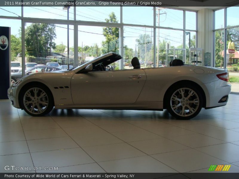 Grigio Touring (Silver) / Grigio Medio 2011 Maserati GranTurismo Convertible GranCabrio