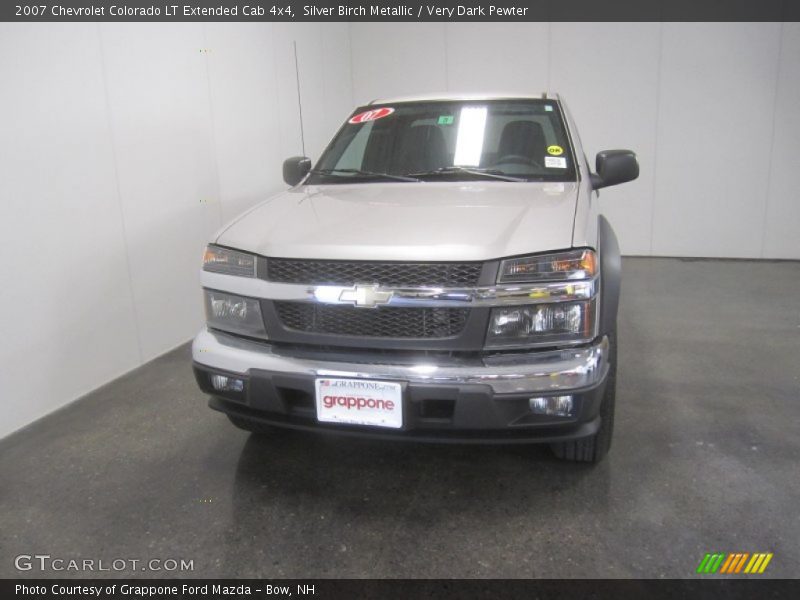 Silver Birch Metallic / Very Dark Pewter 2007 Chevrolet Colorado LT Extended Cab 4x4