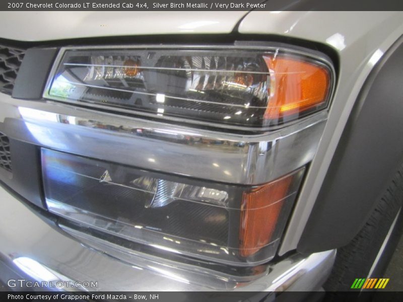 Silver Birch Metallic / Very Dark Pewter 2007 Chevrolet Colorado LT Extended Cab 4x4