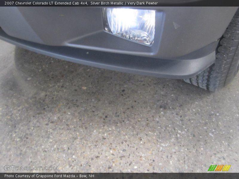 Silver Birch Metallic / Very Dark Pewter 2007 Chevrolet Colorado LT Extended Cab 4x4