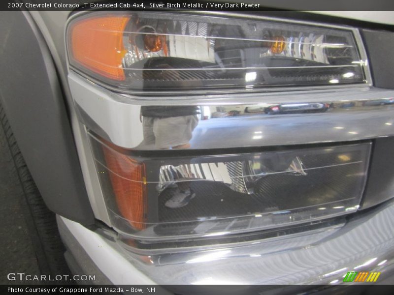 Silver Birch Metallic / Very Dark Pewter 2007 Chevrolet Colorado LT Extended Cab 4x4