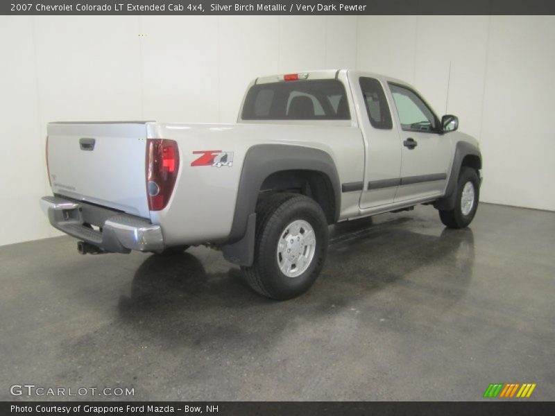 Silver Birch Metallic / Very Dark Pewter 2007 Chevrolet Colorado LT Extended Cab 4x4