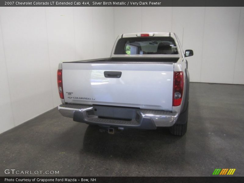 Silver Birch Metallic / Very Dark Pewter 2007 Chevrolet Colorado LT Extended Cab 4x4