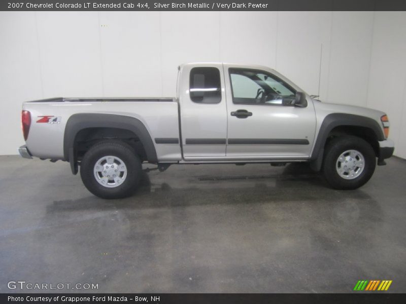 Silver Birch Metallic / Very Dark Pewter 2007 Chevrolet Colorado LT Extended Cab 4x4