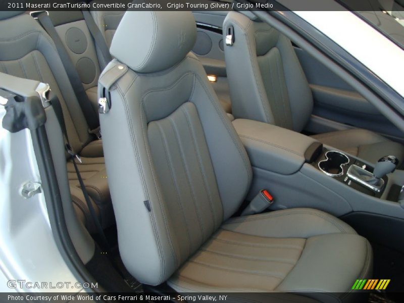 Grigio Touring (Silver) / Grigio Medio 2011 Maserati GranTurismo Convertible GranCabrio