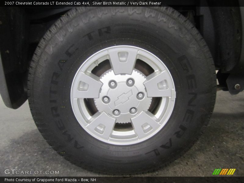 Silver Birch Metallic / Very Dark Pewter 2007 Chevrolet Colorado LT Extended Cab 4x4