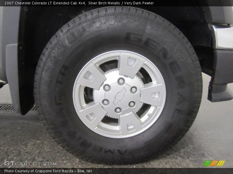 Silver Birch Metallic / Very Dark Pewter 2007 Chevrolet Colorado LT Extended Cab 4x4