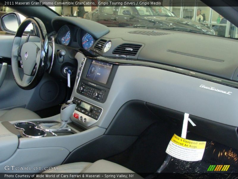 Grigio Touring (Silver) / Grigio Medio 2011 Maserati GranTurismo Convertible GranCabrio