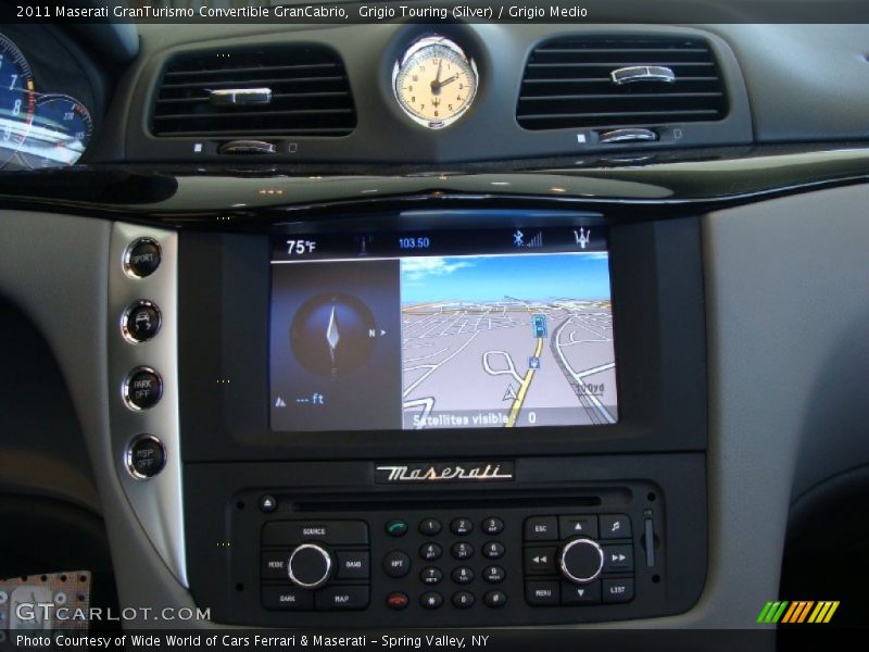 Navigation of 2011 GranTurismo Convertible GranCabrio