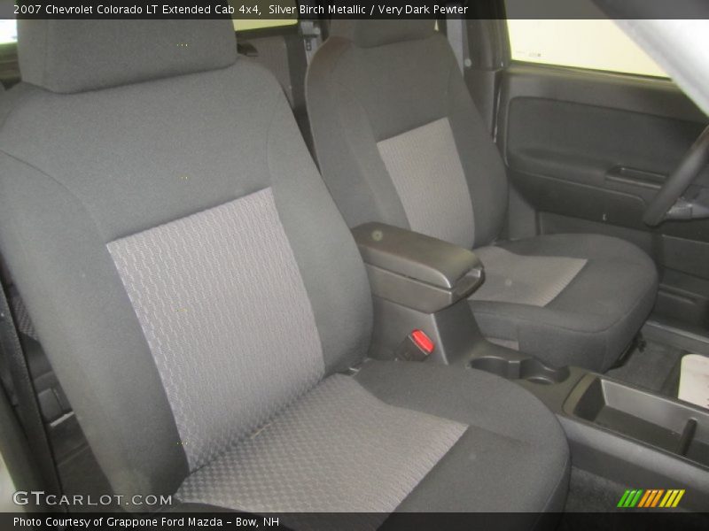 Silver Birch Metallic / Very Dark Pewter 2007 Chevrolet Colorado LT Extended Cab 4x4