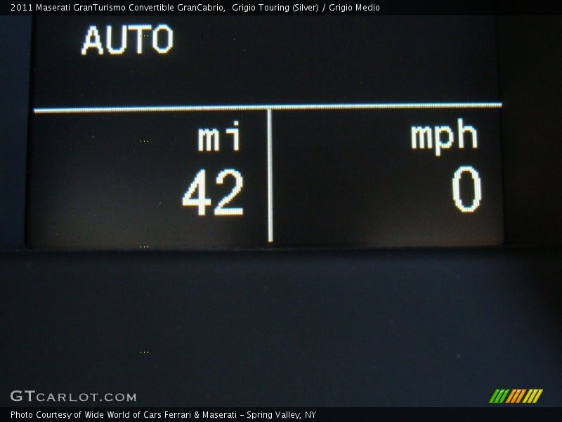 Grigio Touring (Silver) / Grigio Medio 2011 Maserati GranTurismo Convertible GranCabrio