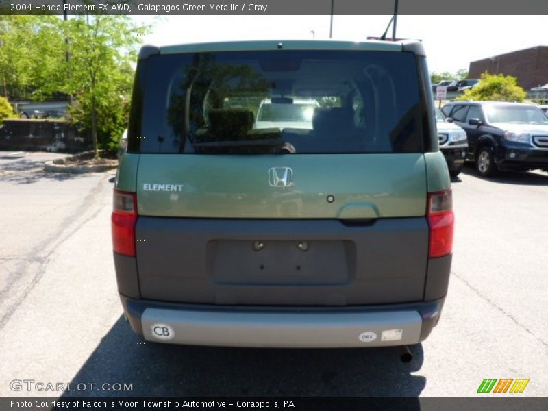 Galapagos Green Metallic / Gray 2004 Honda Element EX AWD