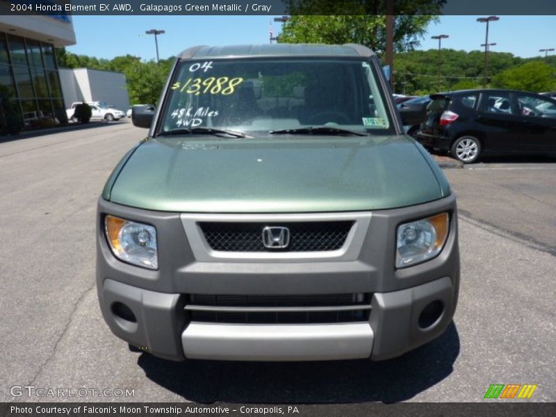 Galapagos Green Metallic / Gray 2004 Honda Element EX AWD