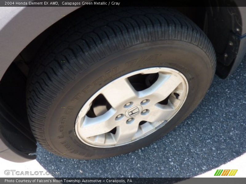 Galapagos Green Metallic / Gray 2004 Honda Element EX AWD