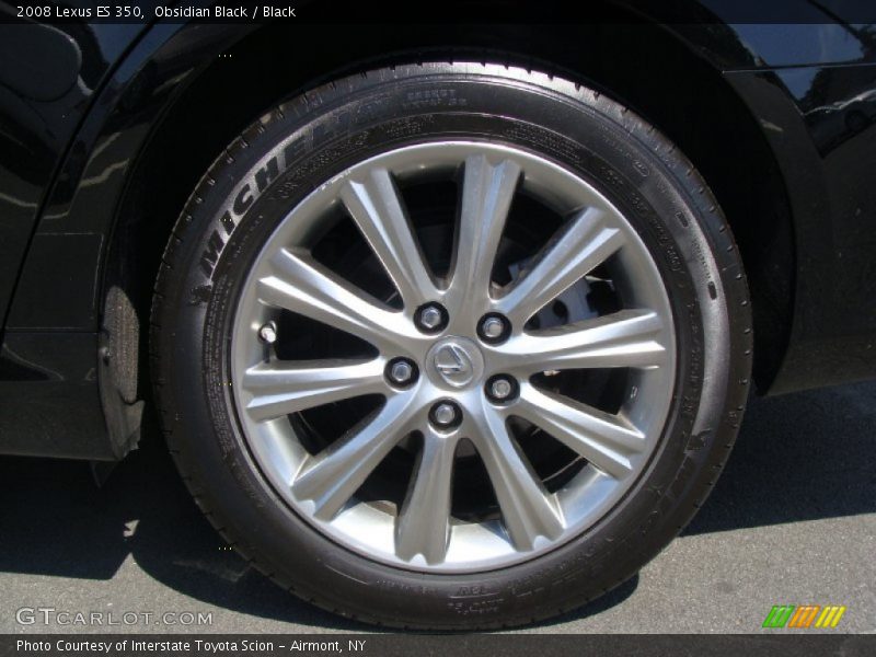 Obsidian Black / Black 2008 Lexus ES 350