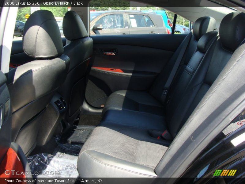 Obsidian Black / Black 2008 Lexus ES 350