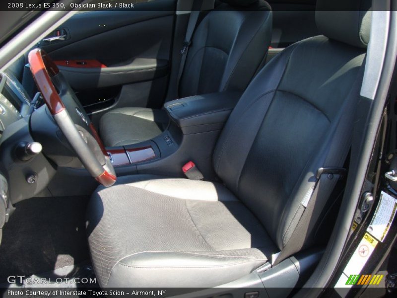 Obsidian Black / Black 2008 Lexus ES 350