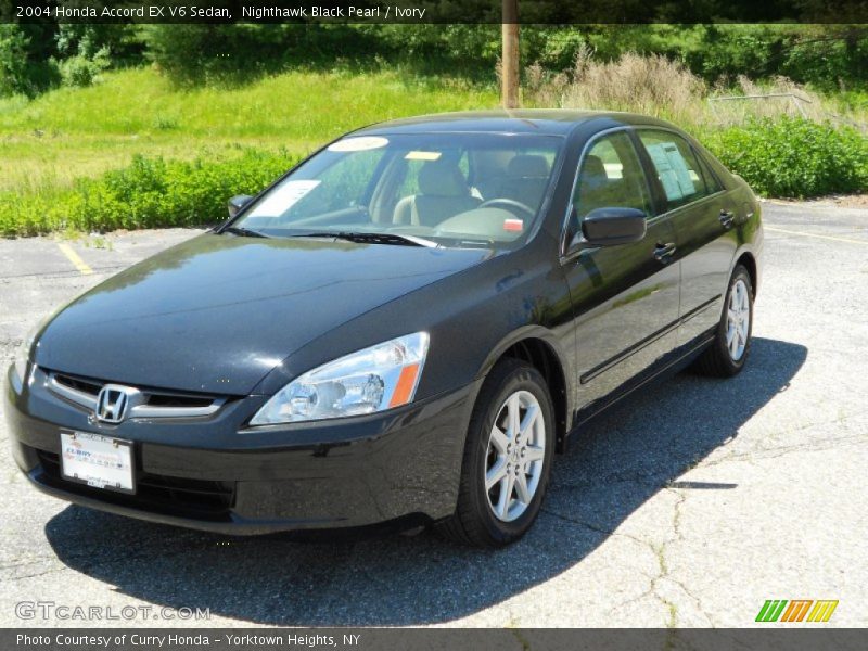 Nighthawk Black Pearl / Ivory 2004 Honda Accord EX V6 Sedan