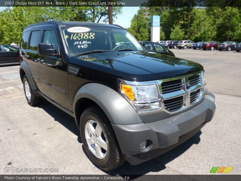 Black / Dark Slate Gray/Light Slate Gray 2007 Dodge Nitro SXT 4x4
