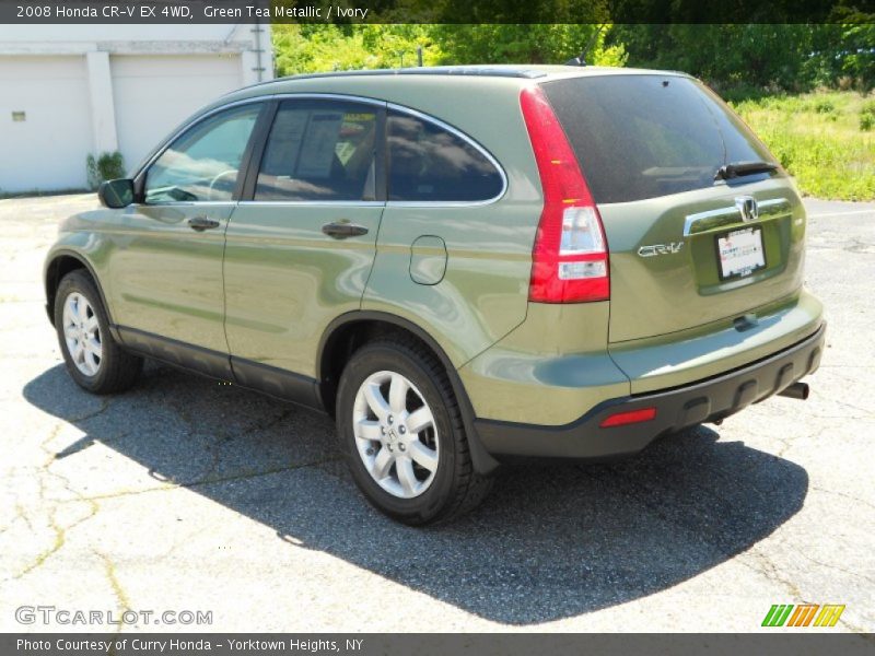 Green Tea Metallic / Ivory 2008 Honda CR-V EX 4WD