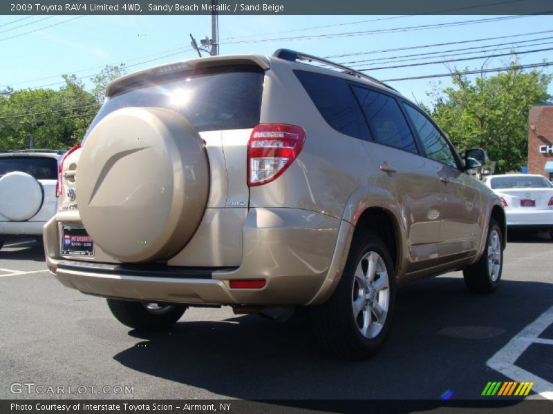 Sandy Beach Metallic / Sand Beige 2009 Toyota RAV4 Limited 4WD