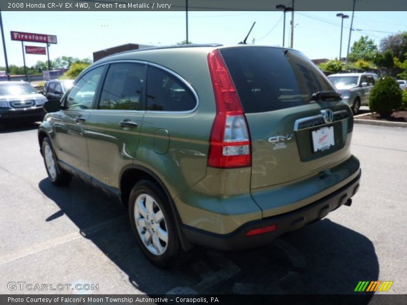 Green Tea Metallic / Ivory 2008 Honda CR-V EX 4WD