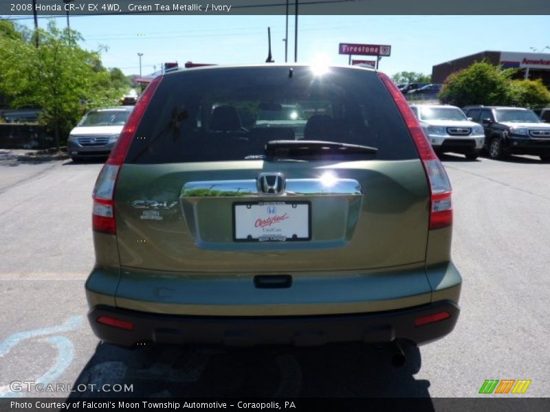 Green Tea Metallic / Ivory 2008 Honda CR-V EX 4WD