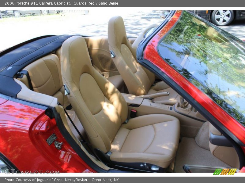 Guards Red / Sand Beige 2006 Porsche 911 Carrera Cabriolet