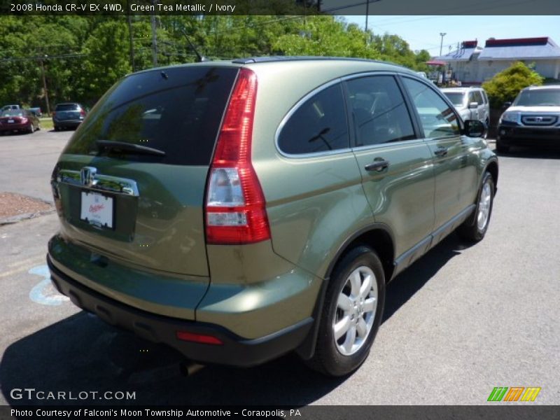 Green Tea Metallic / Ivory 2008 Honda CR-V EX 4WD