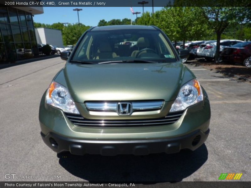 Green Tea Metallic / Ivory 2008 Honda CR-V EX 4WD