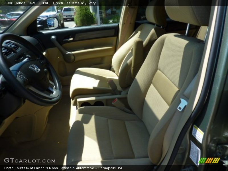 Green Tea Metallic / Ivory 2008 Honda CR-V EX 4WD