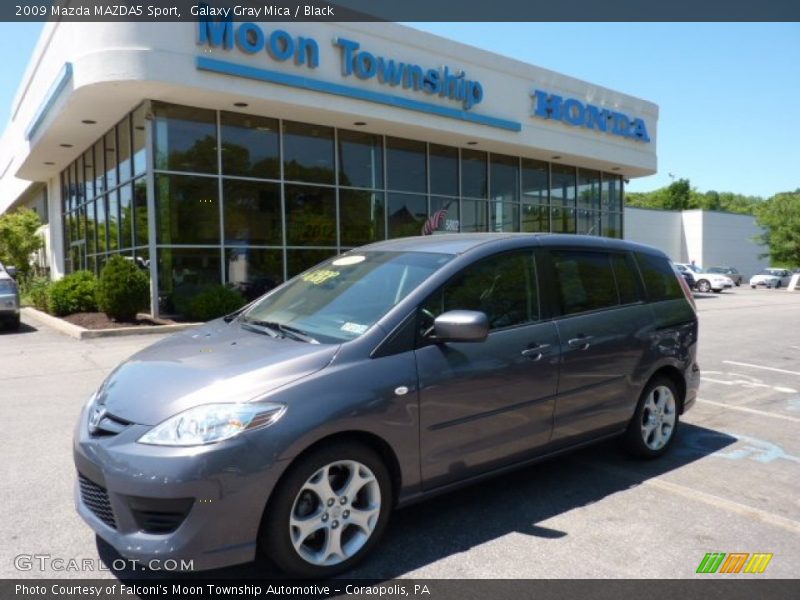 Galaxy Gray Mica / Black 2009 Mazda MAZDA5 Sport