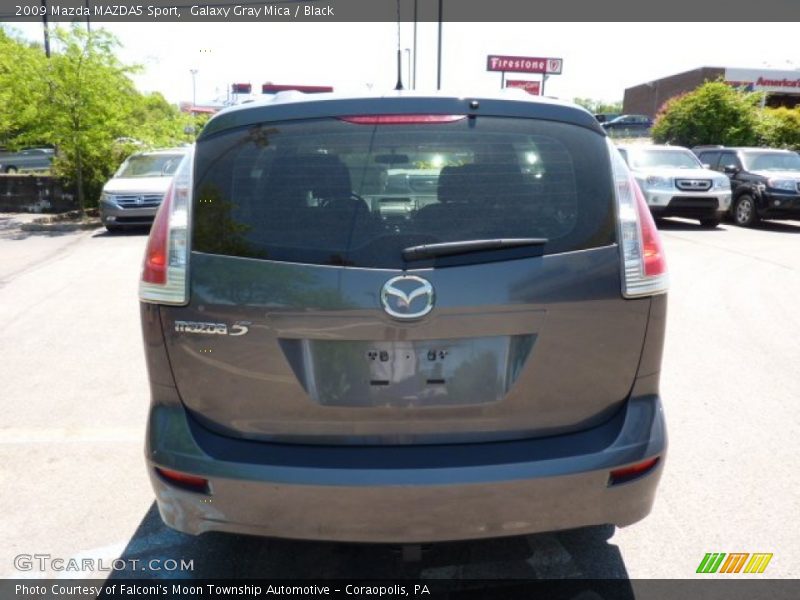 Galaxy Gray Mica / Black 2009 Mazda MAZDA5 Sport
