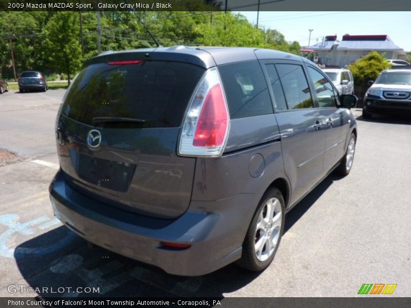 Galaxy Gray Mica / Black 2009 Mazda MAZDA5 Sport