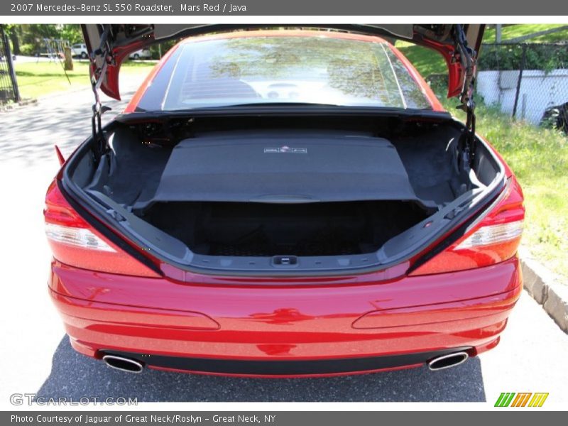 Mars Red / Java 2007 Mercedes-Benz SL 550 Roadster