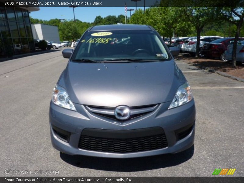 Galaxy Gray Mica / Black 2009 Mazda MAZDA5 Sport