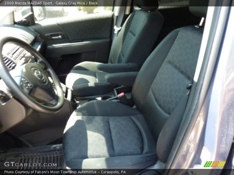 Galaxy Gray Mica / Black 2009 Mazda MAZDA5 Sport