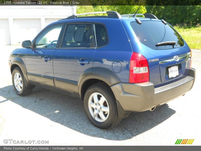 Nautical Blue / Gray 2005 Hyundai Tucson GLS V6