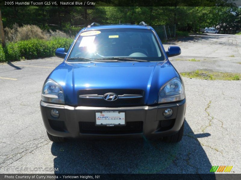 Nautical Blue / Gray 2005 Hyundai Tucson GLS V6