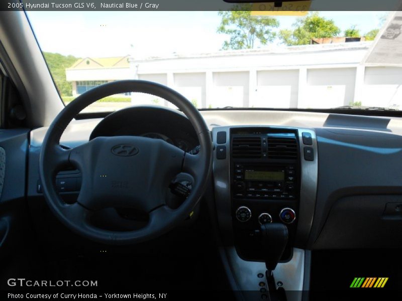 Nautical Blue / Gray 2005 Hyundai Tucson GLS V6