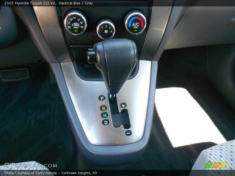 Nautical Blue / Gray 2005 Hyundai Tucson GLS V6