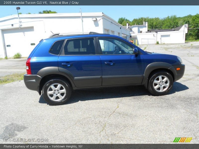 Nautical Blue / Gray 2005 Hyundai Tucson GLS V6