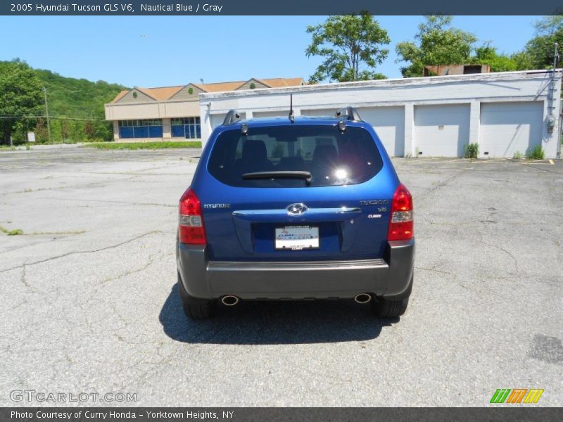 Nautical Blue / Gray 2005 Hyundai Tucson GLS V6