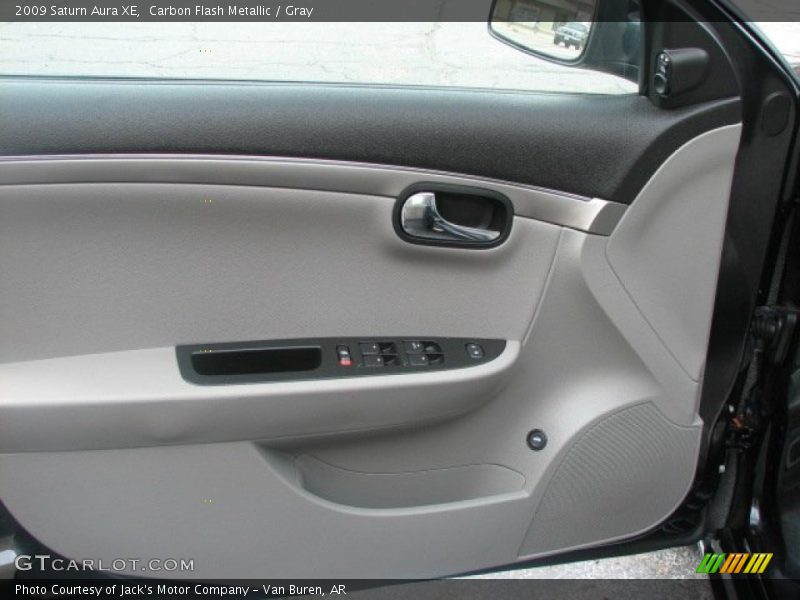 Carbon Flash Metallic / Gray 2009 Saturn Aura XE