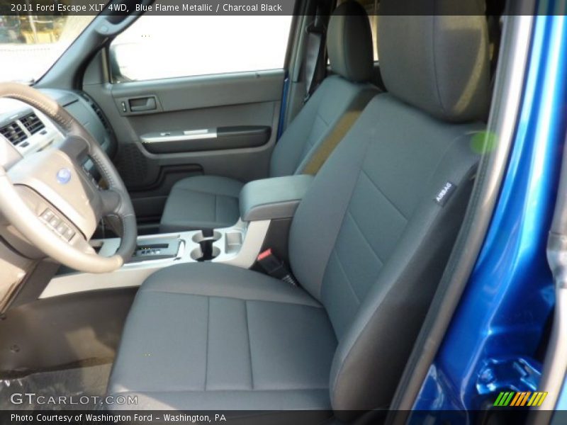 Blue Flame Metallic / Charcoal Black 2011 Ford Escape XLT 4WD