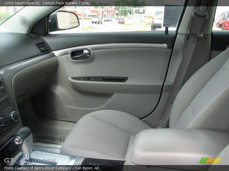 Carbon Flash Metallic / Gray 2009 Saturn Aura XE