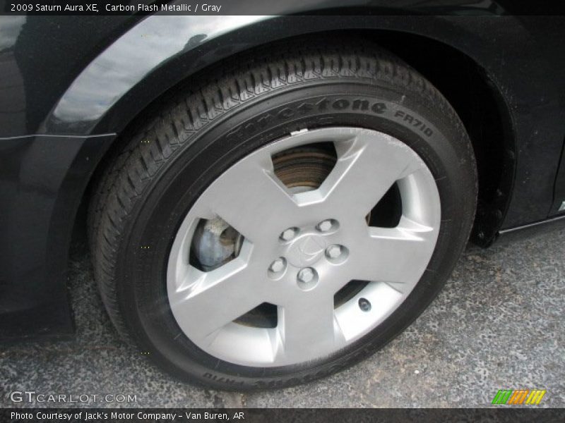 Carbon Flash Metallic / Gray 2009 Saturn Aura XE