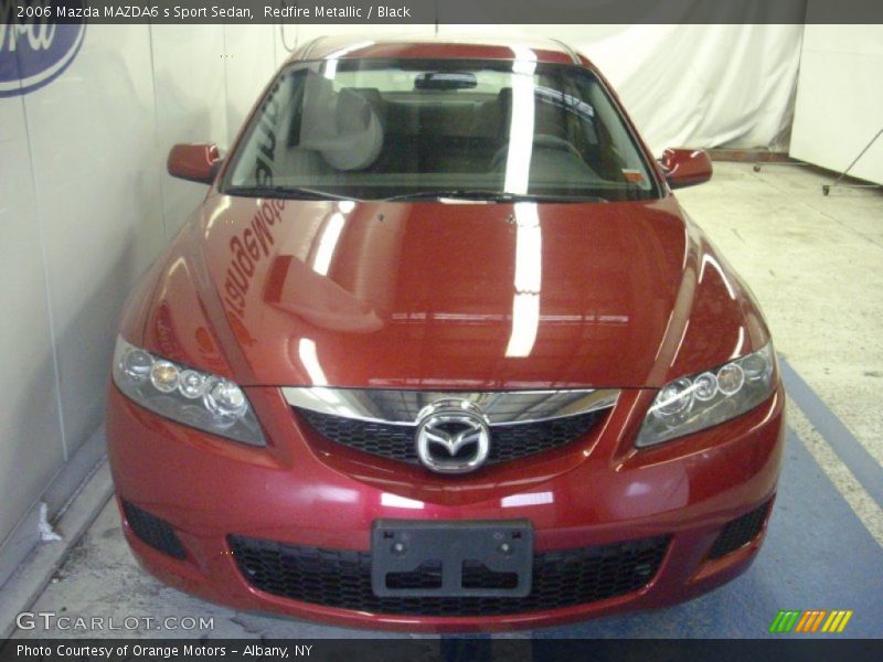 Redfire Metallic / Black 2006 Mazda MAZDA6 s Sport Sedan