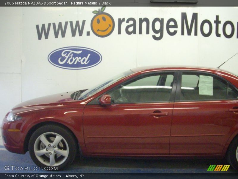 Redfire Metallic / Black 2006 Mazda MAZDA6 s Sport Sedan
