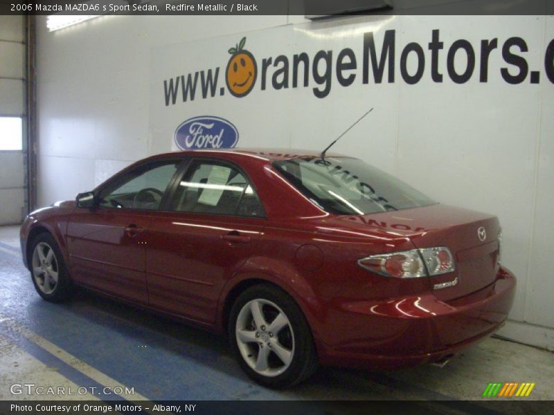 Redfire Metallic / Black 2006 Mazda MAZDA6 s Sport Sedan